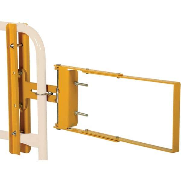 Vestil - Steel Self Closing Rail Safety Gate - Fits 24 to 40" Clear Opening, 12" Door Height, - Apex Tool & Supply