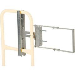 Vestil - Steel Self Closing Rail Safety Gate - Fits 16 to 26" Clear Opening, 12" Door Height, - Apex Tool & Supply