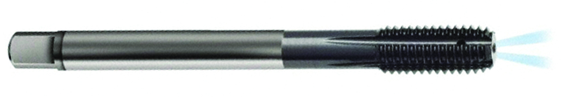 M20 x 2.5 Dia. - 6HX - 7 FL - Carbide Semi-Bott Tap-TiCN -Coolant-Thru-FORM-C DIN 376 - Apex Tool & Supply