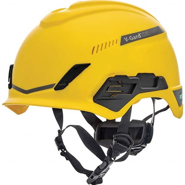 MSA - ANSI Type I Class C 4-Point Ratchet Short Brim Hard Hat - Apex Tool & Supply