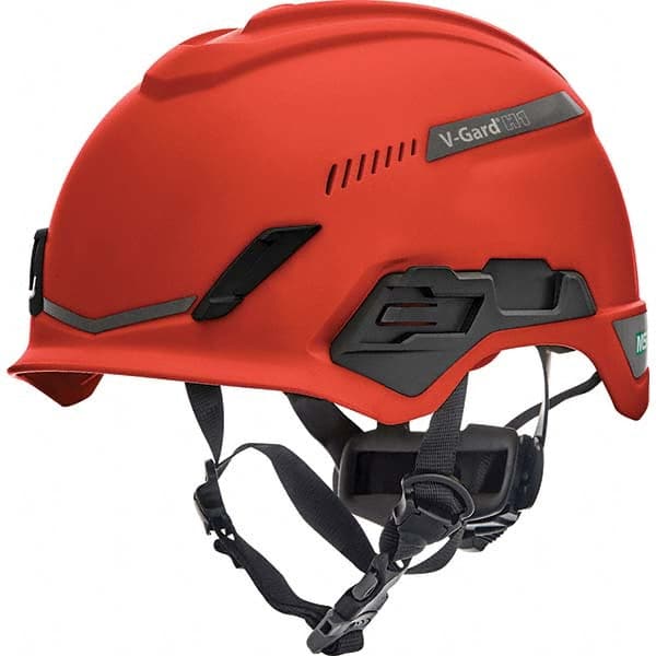 MSA - ANSI Type I Class C 4-Point Ratchet Short Brim Hard Hat - Apex Tool & Supply