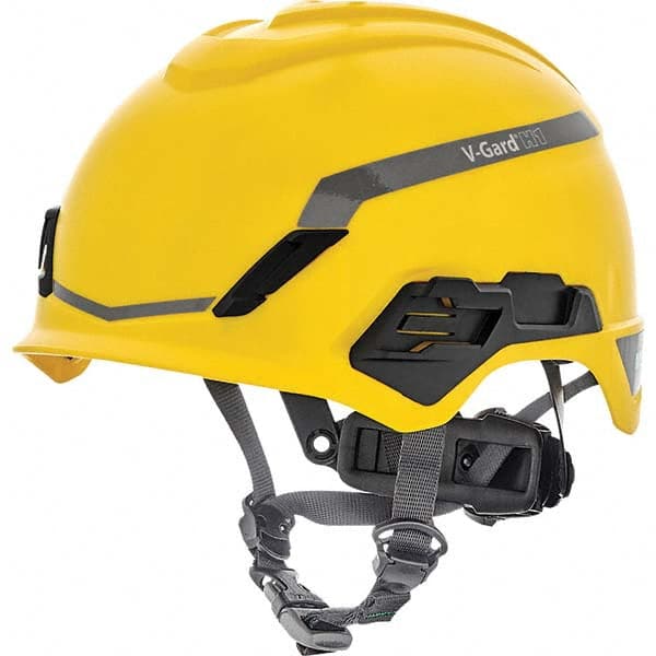 MSA - ANSI Type I Class C, G & E 4-Point Ratchet Short Brim Hard Hat - Apex Tool & Supply