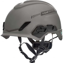 MSA - ANSI Type I Class C 4-Point Ratchet Short Brim Hard Hat - Apex Tool & Supply
