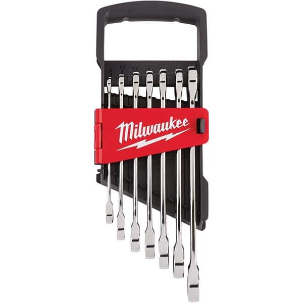 Milwaukee Tool - Wrench Sets Tool Type: Ratcheting Combination Wrench Set System of Measurement: Metric - Apex Tool & Supply