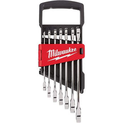 Milwaukee Tool - Wrench Sets Tool Type: Ratcheting Combination Wrench Set System of Measurement: Metric - Apex Tool & Supply
