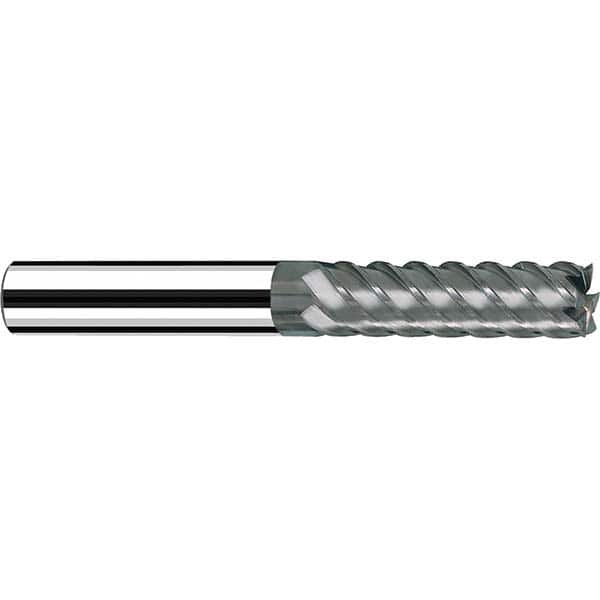 Fraisa - 3/4, 2-1/2" LOC, 3/4" Shank Diam, 5" OAL, 10 Flute Solid Carbide Square End Mill - Apex Tool & Supply