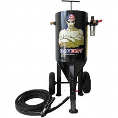 BadBoy Blasters - Portable Sandblasters Tank Height (Inch): 32 Overall Depth (Inch): 15 - Apex Tool & Supply