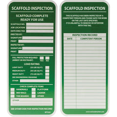 NMC - Safety & Facility Tags Message Type: Accident Prevention Tag Header: SCAFFOLD INSPECTION - Apex Tool & Supply
