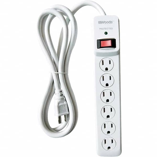 Southwire - Power Outlet Strips Amperage: 15 Voltage: 120 V - Apex Tool & Supply
