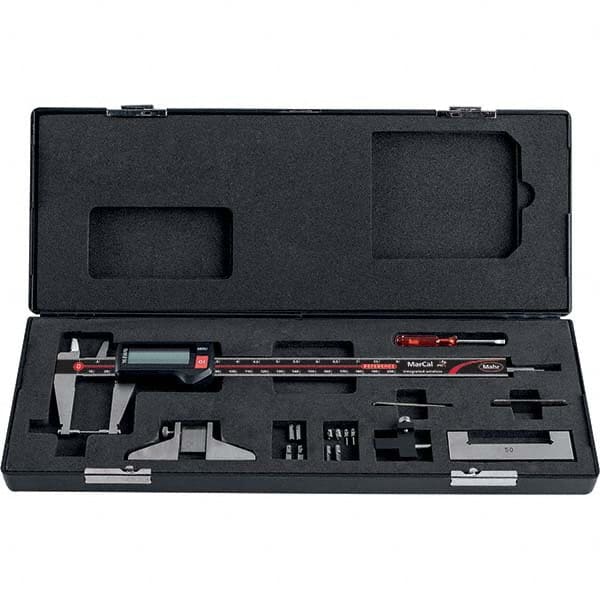 Mahr - 0 to 200mm Range, 0.01mm Resolution, IP67 Electronic Caliper - Apex Tool & Supply