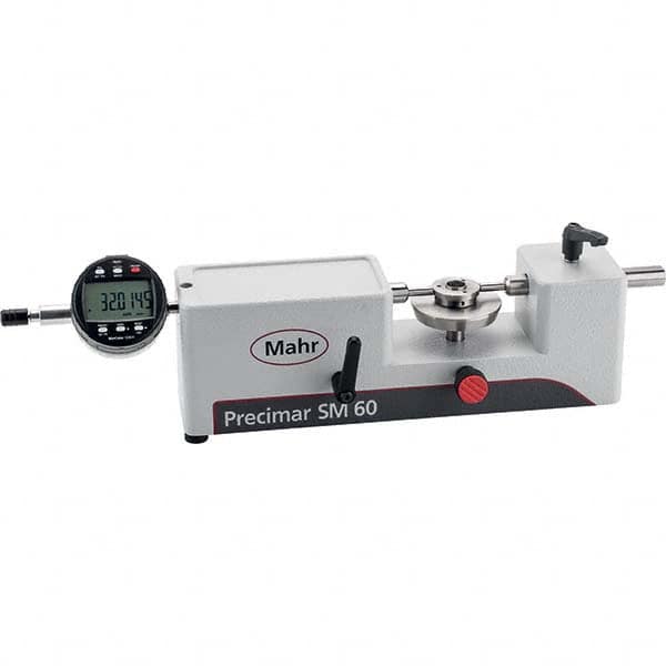 Mahr - Electronic Bench Micrometers Minimum Measurement (Inch): 0 Minimum Measurement (mm): 0 - Apex Tool & Supply