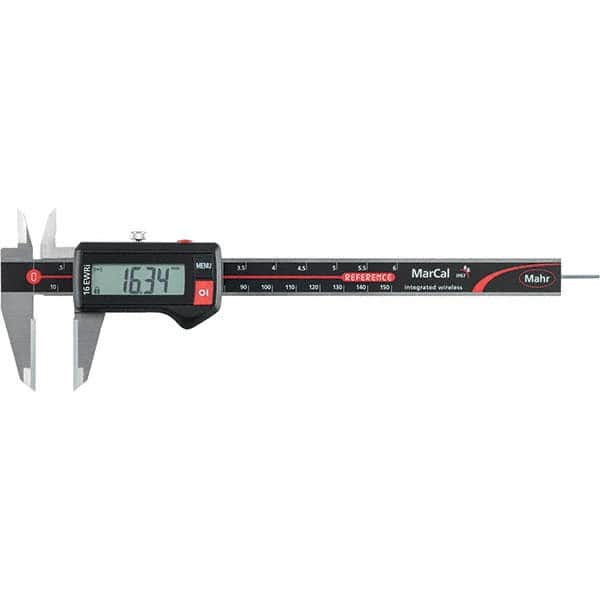 Mahr - 0 to 150mm Range, 0.01mm Resolution, IP67 Electronic Caliper - Apex Tool & Supply