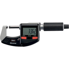 Mahr - Electronic Outside Micrometers Type: Standard Minimum Measurement (Decimal Inch): 1.0000 - Apex Tool & Supply
