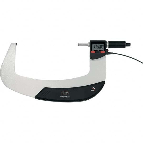 Mahr - Electronic Outside Micrometers Type: Standard Minimum Measurement (Decimal Inch): 5.0000 - Apex Tool & Supply