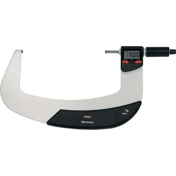 Mahr - Electronic Outside Micrometers Type: Standard Minimum Measurement (Decimal Inch): 5.0000 - Apex Tool & Supply