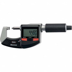 Mahr - Electronic Outside Micrometers Type: Standard Minimum Measurement (Decimal Inch): 0.0000 - Apex Tool & Supply