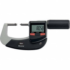 Mahr - Electronic Outside Micrometers Type: Standard Minimum Measurement (Decimal Inch): 0.0000 - Apex Tool & Supply