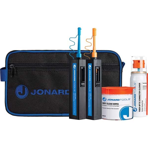 Jonard Tools - Cable Tools & Kits Tool Type: Fiber Cleaning Kit Number of Pieces: 5.000 - Apex Tool & Supply