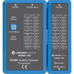 Jonard Tools - Cable Testers Cable Type: HDMI; Mini HDMI Display Type: No Screen - Apex Tool & Supply