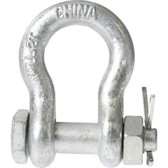 US Cargo Control - Shackles Load Limit (Ton): 3.25 Pin Type: Bolt&Nut - Apex Tool & Supply