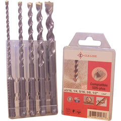 Cle-Line - Drill Bit Sets System of Measurement: Inch Drill Bit Material: Tungsten Carbide - Apex Tool & Supply