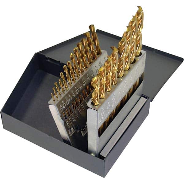 Cle-Line - Drill Bit Sets System of Measurement: Inch Drill Bit Material: High Speed Steel - Apex Tool & Supply