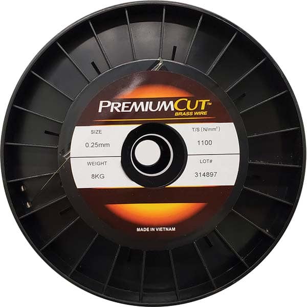 Single Source Technologies - Electrical Discharge Machining Wire Wire Material: Brass Wire Coating: None - Apex Tool & Supply