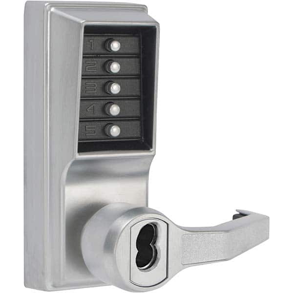 Simplex - Lever Locksets Type: Push-button Lock Door Thickness: 1-3/4 - Apex Tool & Supply