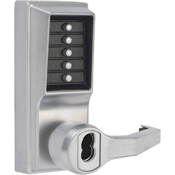 Simplex - Lever Locksets Type: Push-button Lock Door Thickness: 1-3/4 - Apex Tool & Supply