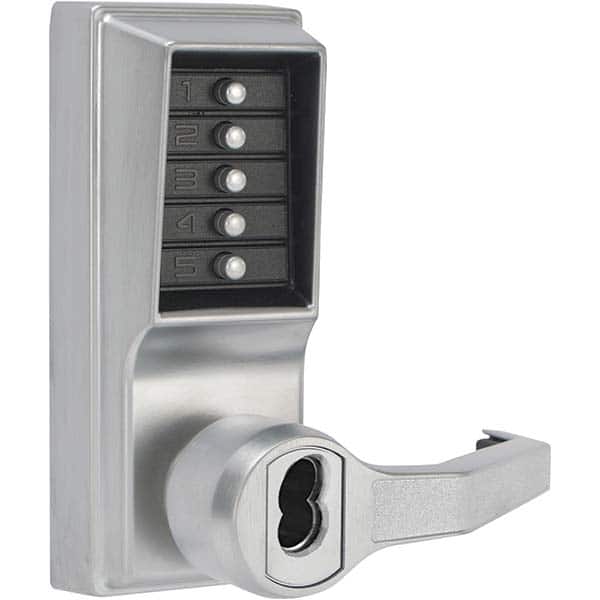 Simplex - Lever Locksets Type: Push-button Lock Door Thickness: 1-3/4 - Apex Tool & Supply