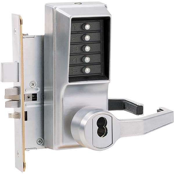Simplex - Lever Locksets Type: Push-button Lock Door Thickness: 1-3/4 - Apex Tool & Supply