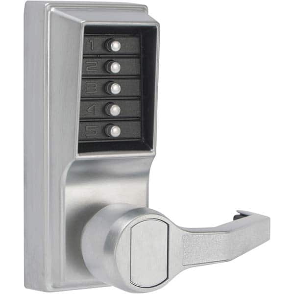 Simplex - Lever Locksets Type: Push-button Lock Door Thickness: 1-3/4 - Apex Tool & Supply