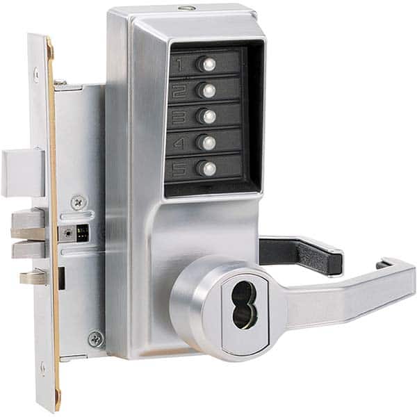 Simplex - Lever Locksets Type: Push-button Lock Door Thickness: 1-3/4 - Apex Tool & Supply