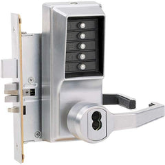 Simplex - Lever Locksets Type: Push-button Lock Door Thickness: 1-3/4 - Apex Tool & Supply
