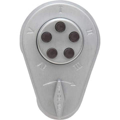 Simplex - Lever Locksets Type: Thumbturn Door Thickness: 1-3/4 - Apex Tool & Supply