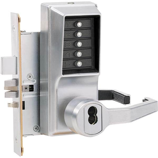 Simplex - Lever Locksets Type: Push-button Lock Door Thickness: 1-3/4 - Apex Tool & Supply