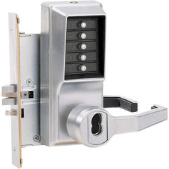 Simplex - Lever Locksets Type: Push-button Lock Door Thickness: 1-3/4 - Apex Tool & Supply