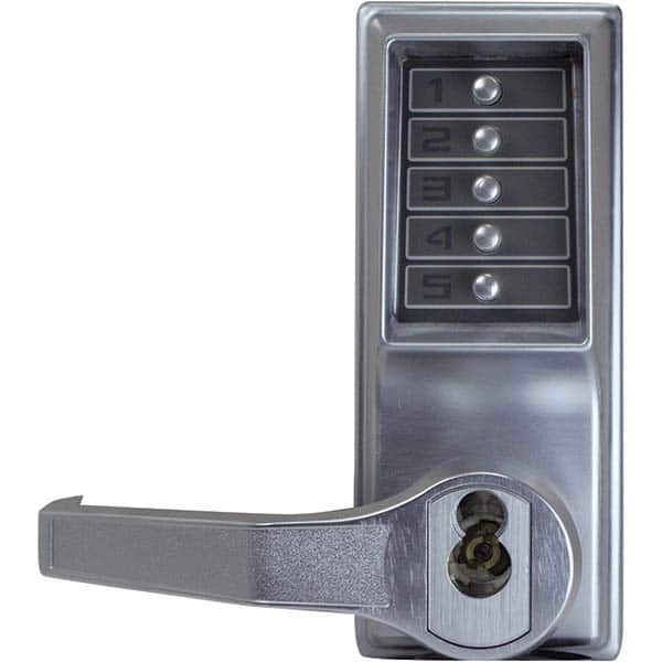 Simplex - Lever Locksets Type: Push-button Lock Door Thickness: 1-3/4 - Apex Tool & Supply