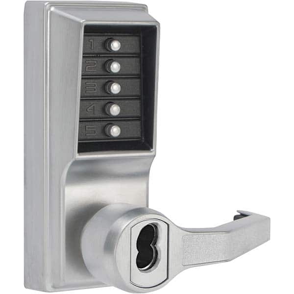 Simplex - Lever Locksets Type: Push-button Lock Door Thickness: 1-3/4 - Apex Tool & Supply