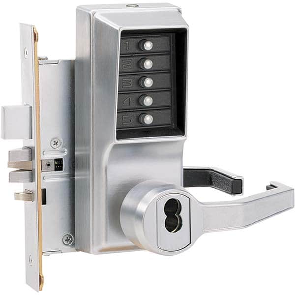 Simplex - Lever Locksets Type: Push-button Lock Door Thickness: 1-3/4 - Apex Tool & Supply