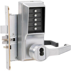 Simplex - Lever Locksets Type: Push-button Lock Door Thickness: 1-3/4 - Apex Tool & Supply