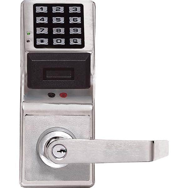 Alarm Lock - Lever Locksets Type: Entrance Door Thickness: 1-3/4 - Apex Tool & Supply