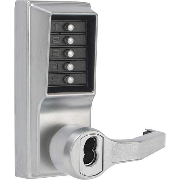 Simplex - Lever Locksets Type: Push-button Lock Door Thickness: 1-3/4 - Apex Tool & Supply