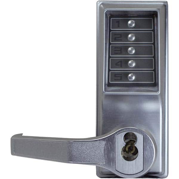 Simplex - Lever Locksets Type: Push-button Lock Door Thickness: 1-3/4 - Apex Tool & Supply