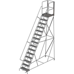 TRI-ARC - Rolling & Wall Mounted Ladders & Platforms Type: Rolling Warehouse Ladder Style: Rolling Platform Ladder - Apex Tool & Supply