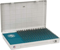 Meyer Gage - 190 Piece, 0.061-0.25 Inch Diameter Plug and Pin Gage Set - Plus 0.0001 Inch Tolerance, Class Z - Apex Tool & Supply
