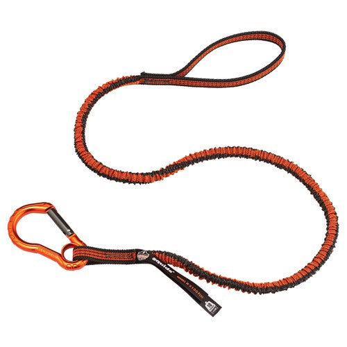 3100F Standard Gray Tool Lanyard Single Carabiner-10Lbs - Apex Tool & Supply