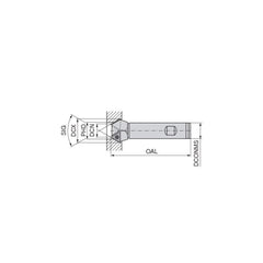 Indexable Countersinks; Included Angle: 90.00; Maximum Cutting Diameter (Decimal Inch): 1.3390 in; Maximum Cutting Diameter (mm): 1.3390 in; Minimum Cutting Diameter (Decimal Inch): 0.6300 in; Maximum Depth Of Cut: 0.3350 in; Shank Diameter (Inch): 0.7500