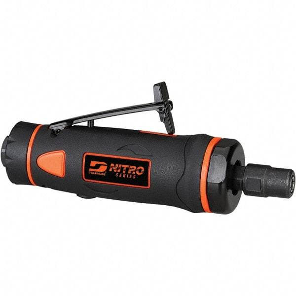 Dynabrade - Air Die Grinders Type: Straight Die Grinder Collet Size (Inch): 1/4 - Apex Tool & Supply