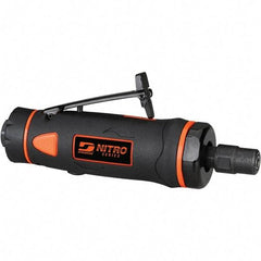 Dynabrade - Air Die Grinders Type: Straight Die Grinder Collet Size (Inch): 1/4 - Apex Tool & Supply